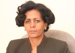 Mrs. Luul Gebreab, Chairperson of the National Union of Eritrean Women (NUEW)