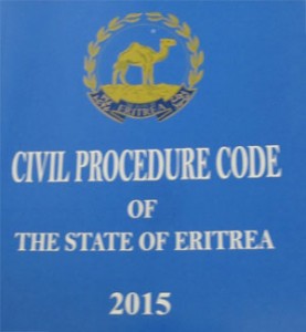 Civil Procedure Code of the State of Eritrea