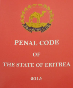 CODIFICATION OF THE PENAL CODE OF THE STATE OF ERITREA